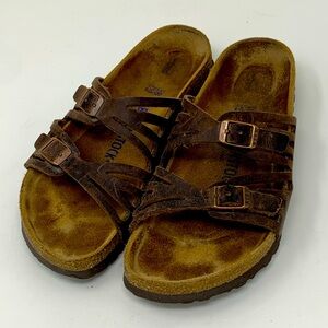 Soft Footbed Birkenstock Granada Sandals sz 38